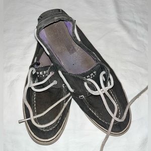 Sherry Boat Shoes Grey Size 7.5